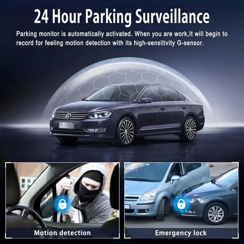 🎁🎁LETZTER TAG 49% RABATT🔥Vollansicht-Auto-Dashcam-System