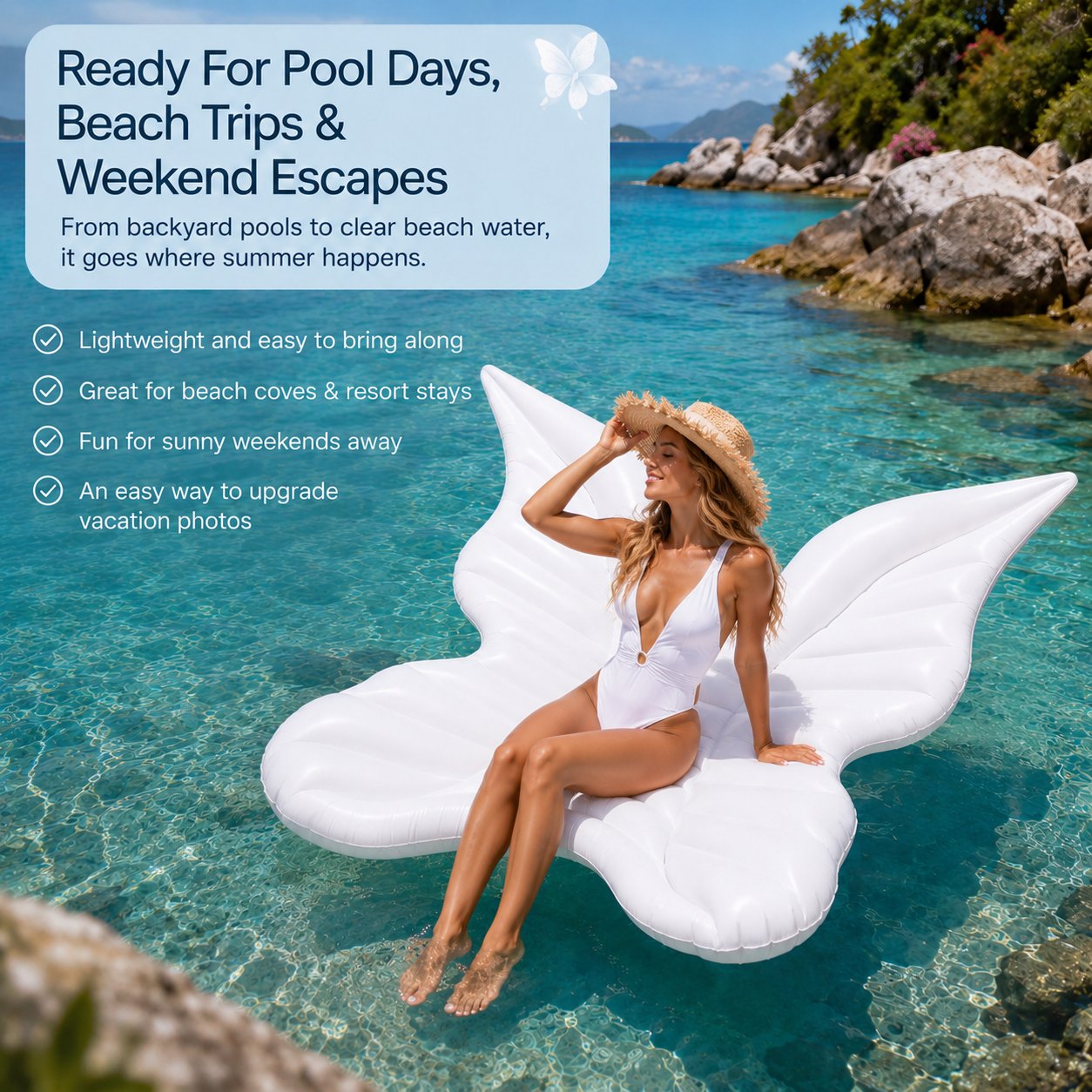 🦋Butterfly Wing Pool Float 🔥FREE SHIPPING🔥