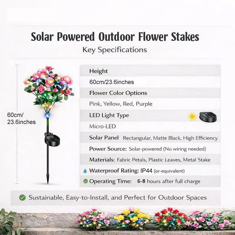 šøFlash SaleāØLED Solar Flower Lights Azalea