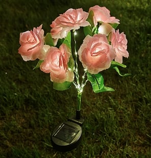 šš„āļø2026 NEW Solar Simulated Garden Lights,upgraded solar panels, IP44 dustproof and waterproof