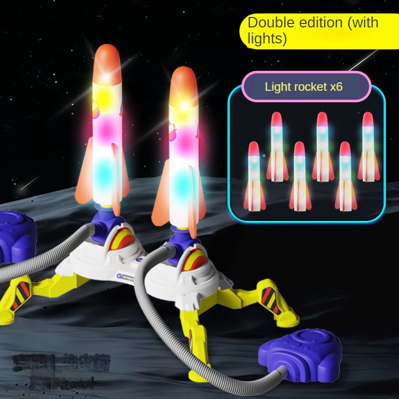 Stepping on a rocket launcher