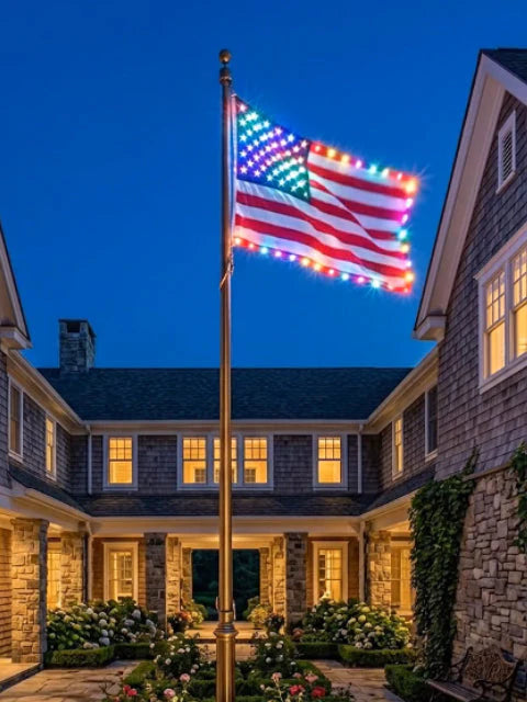 Last Day 49% OFF🔥 🦅 Illuminated 250th Anniversary USA Commemorative Flag (3x5 Ft) -Bestseller