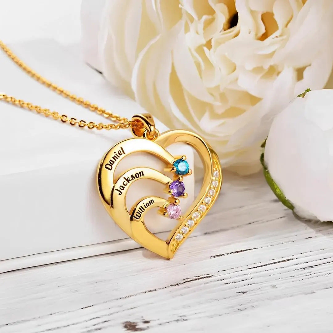 Personalized Mother's Day Necklace with Birthstone Jewelry🎁
