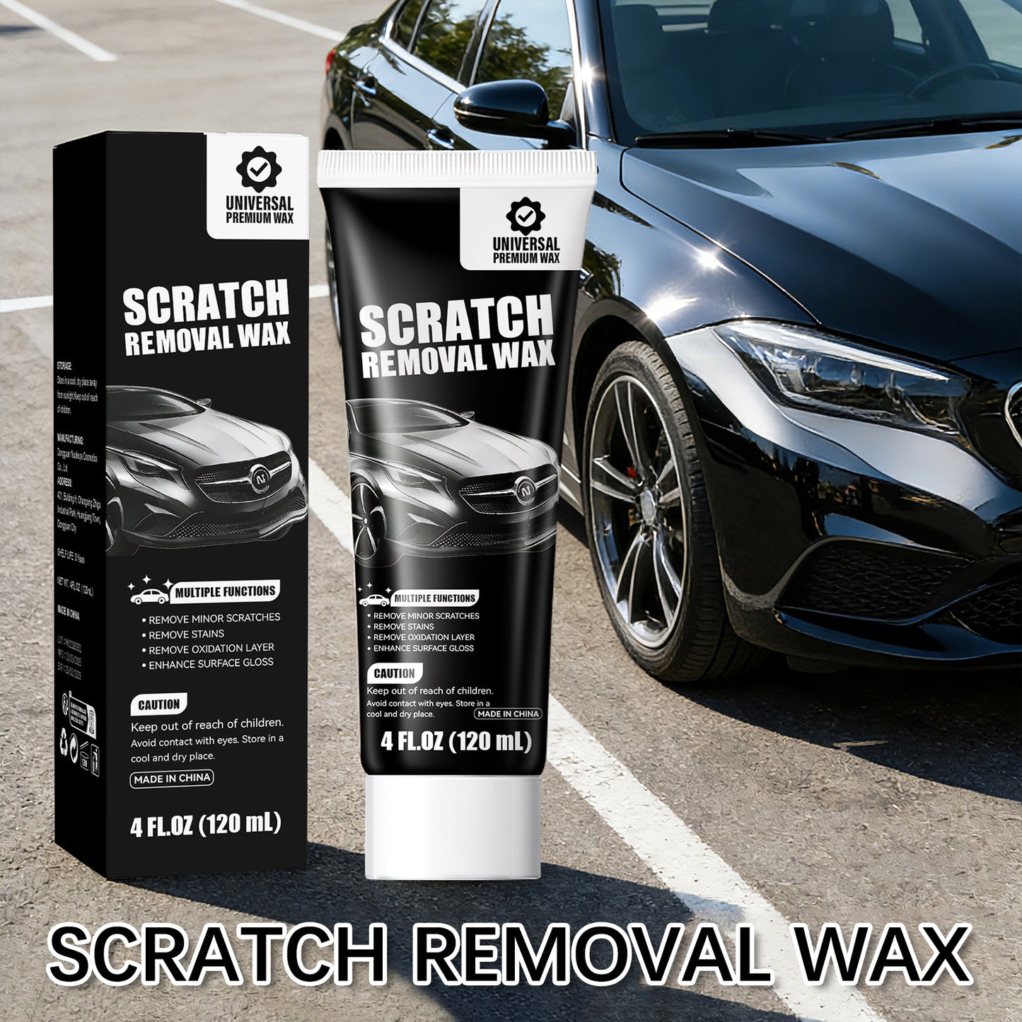 🔥52% OFF🔥🚗 2026 Car Scratch Repair Wax ✨ All Paint Colors Polishing Kit | Quick Fix Removal Paste
