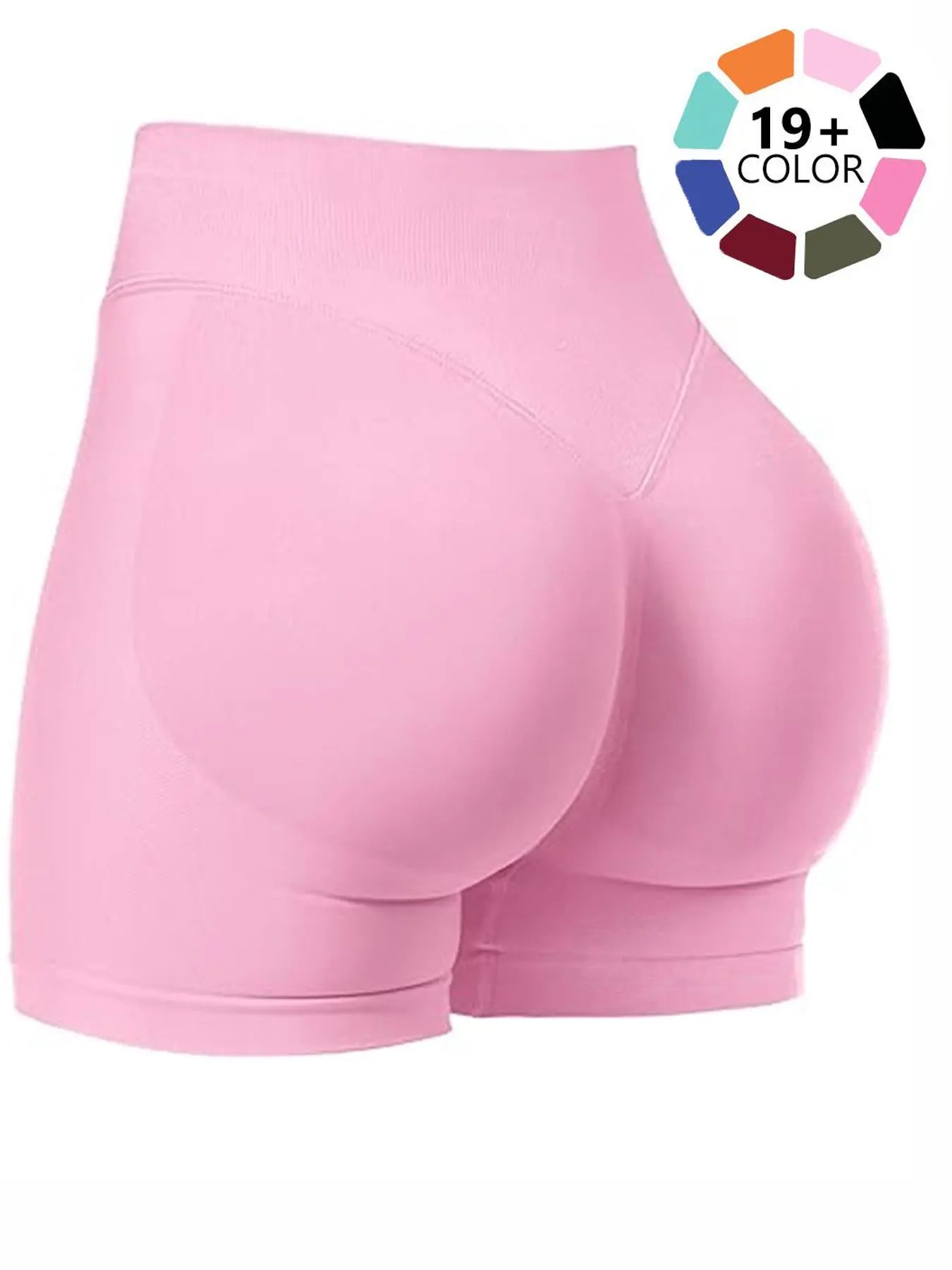 🍑 Seamless Scrunch Butt Shorts | High Waist Gym Biker Shorts