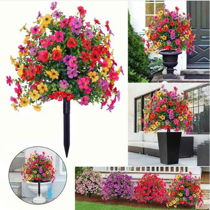 💐Never Fade Beauty!🪷 🔥UV & Waterproof Artificial Flower Decor ✅