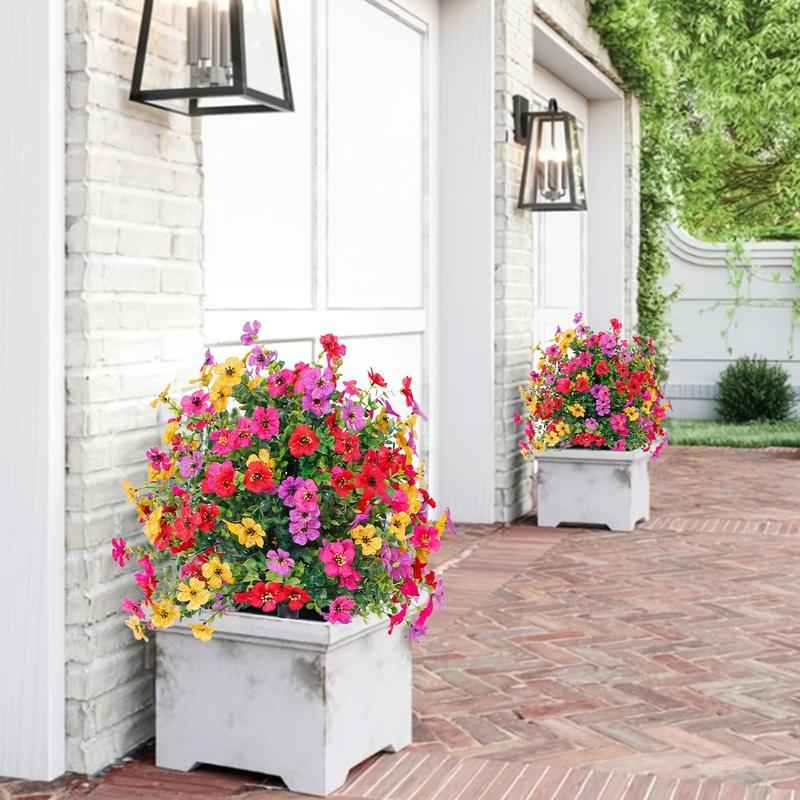 💐Never Fade Beauty!🪷 🔥UV & Waterproof Artificial Flower Decor ✅