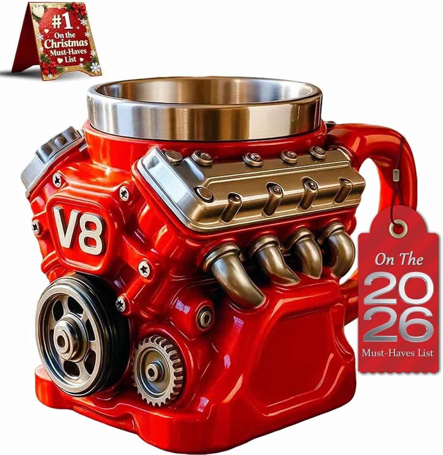 ⚡✨Ultimate V8 Engine Gift Mug & A Gearhead's Dream