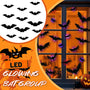 🦇 Glowing 3D Flying Bat Lights – Instant Halloween Wall Decor
