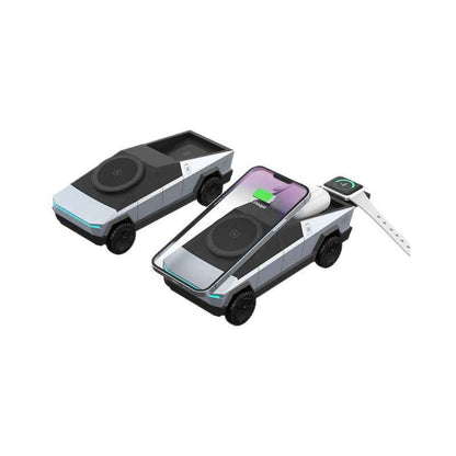 Armor King CyberDock 3-in-1 Wireless Charger + Car Model Ornament + Stand