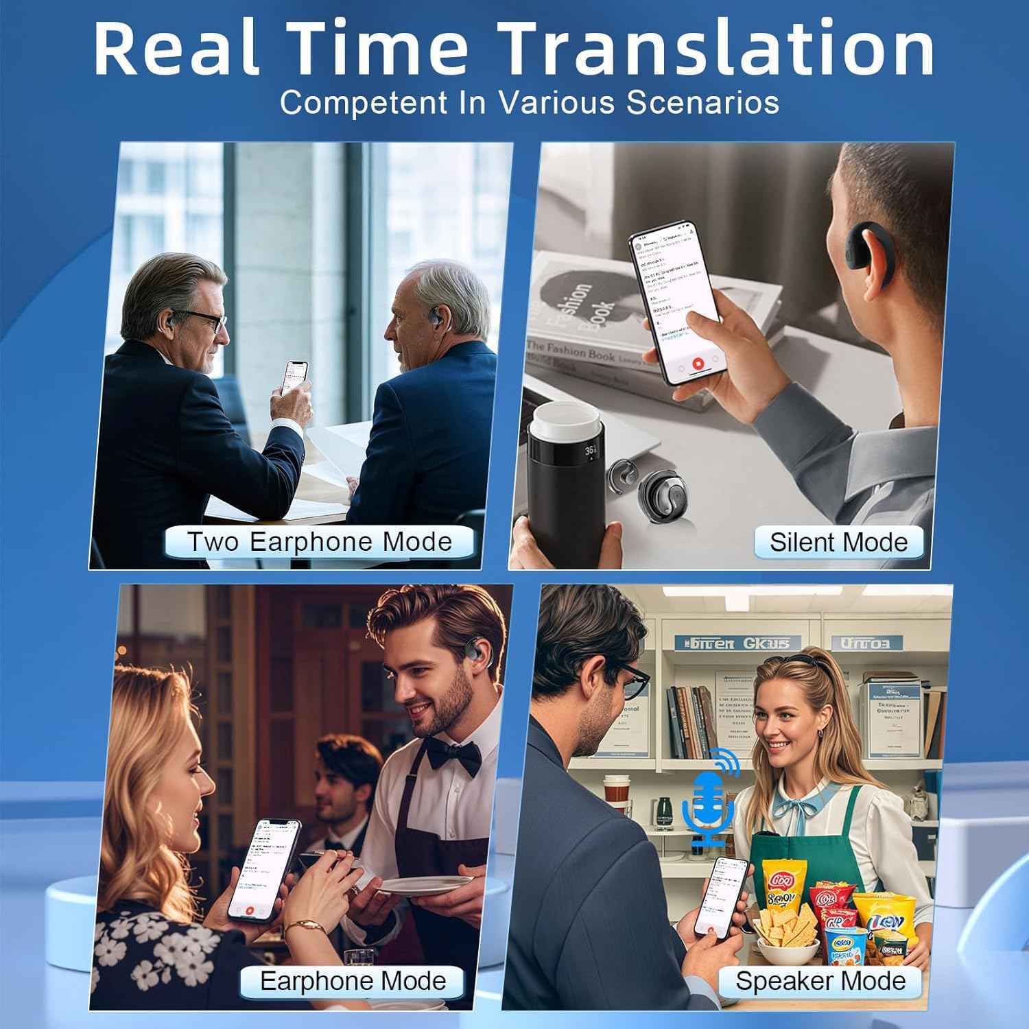 Limited 40% off🔥Wireless Translation Earbuds -⚡