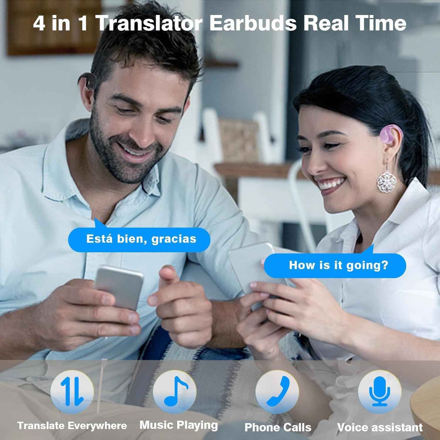 Limited 40% off🔥Wireless Translation Earbuds -⚡