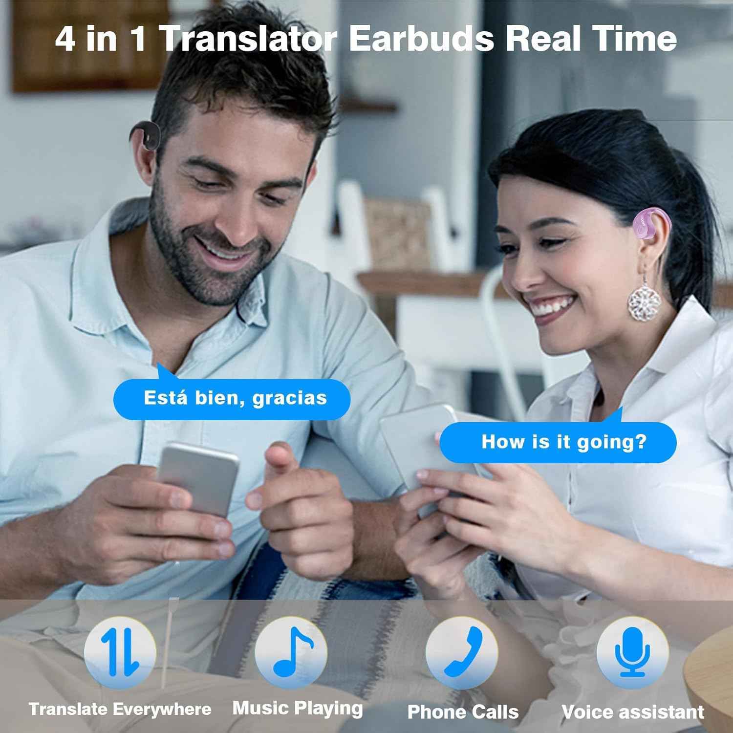 Limited 40% off🔥Wireless Translation Earbuds -⚡