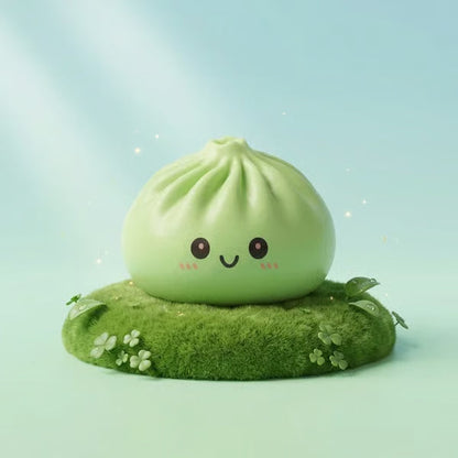 Rare Glitter Dumpling Squishy