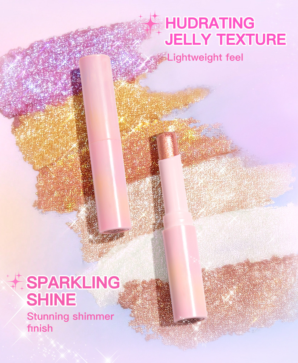 🥰Make Your Life Shiny✨Crystal Jelly Highlighter Stick