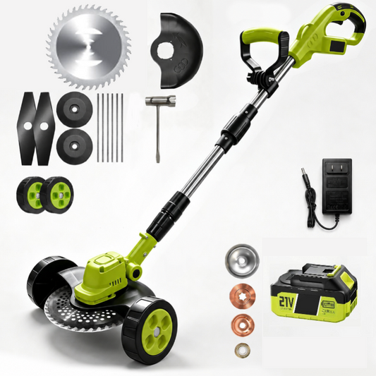 🌱✨ Limited Time 50% OFF✨ 3-in-1 Cordless Lawn Mower | Powerful Grass Trimmer & Edger for Small to Medium Gardens