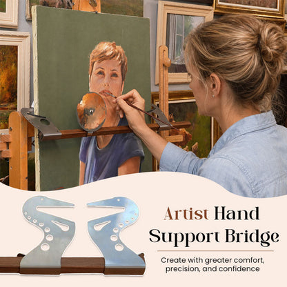 🔥Last Day 50% OFF 🖼️Artist Hand Support Bridge🎨Adjustable Easel Hand Rest Support Bar