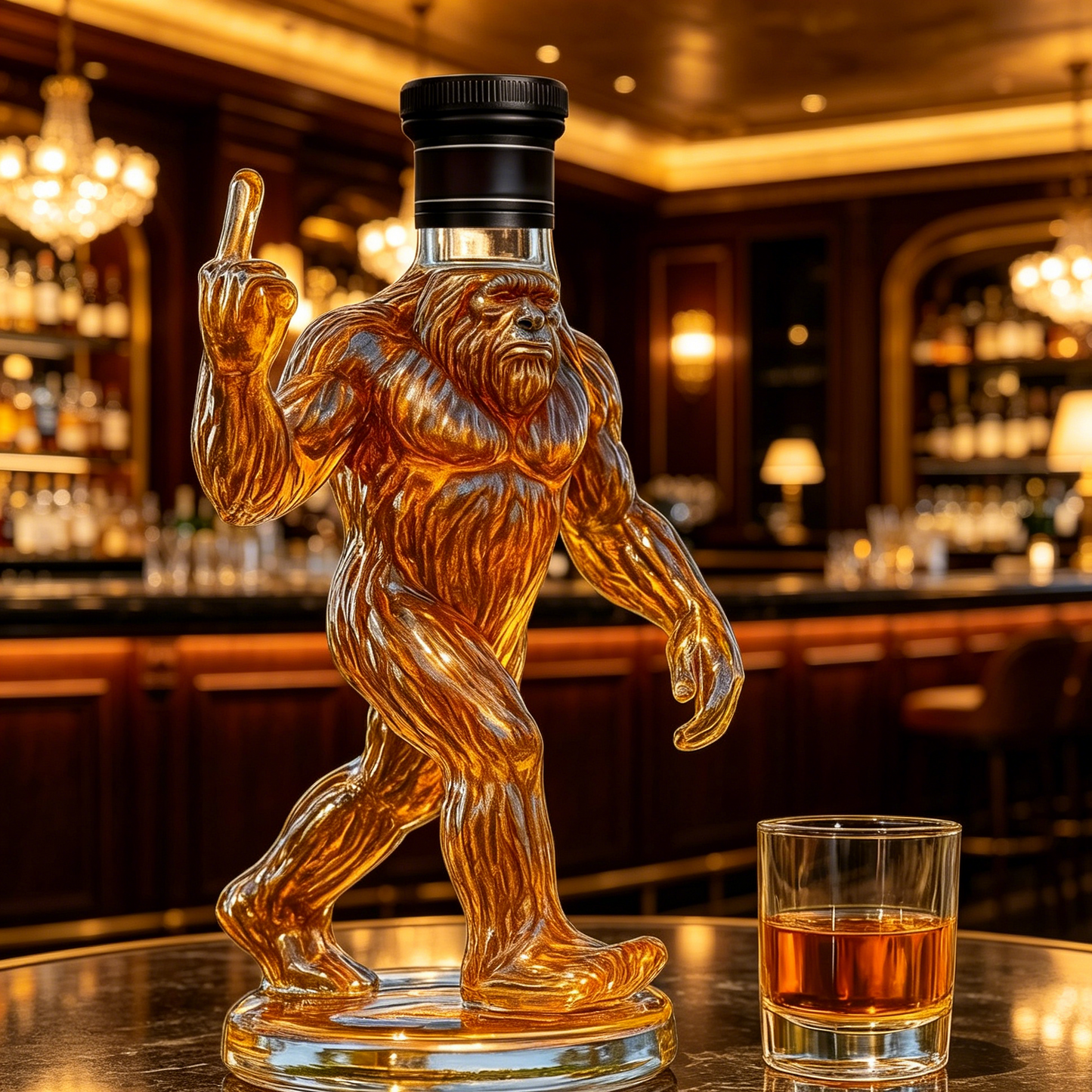 🔥2026 Limited Edition| Funny Bigfoot Glass Bottle🦧