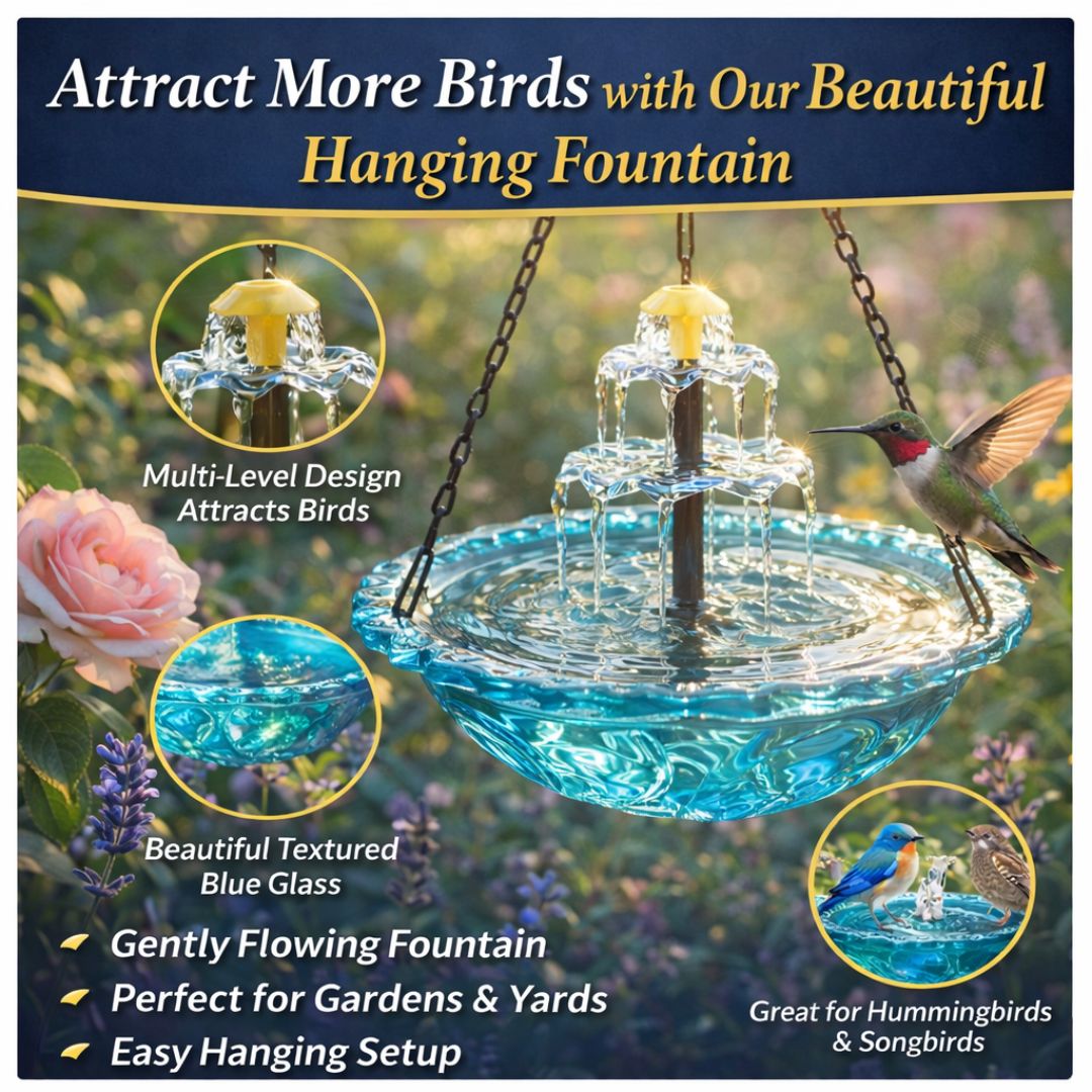🎁50% OFF Summer Discount  |  ☀️Solar Bird Bath Fountain⛲️