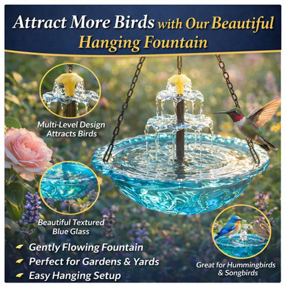 🎁50% OFF Summer Discount  |  ☀️Solar Bird Bath Fountain⛲️