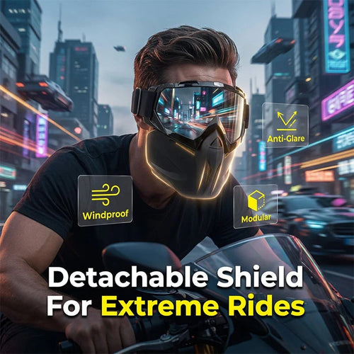 🔥LIMITED-TIME 49% OFF - Detachable Full Face Goggle Mask