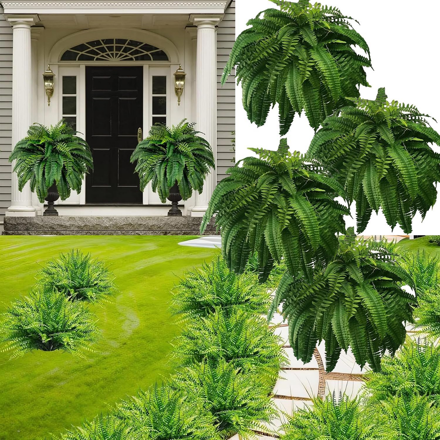 🏆Flash Sale⚡ 50K+ SOLD!🔥🌱 UV-Resistant Lifelike Artificial Boston Fern