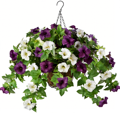 🌺🌷Artificial Fake Petunia Flowersfor Outdoor Decoration ✨(2Pcs)