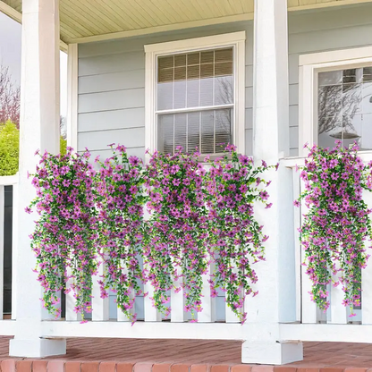 🌼 Artificial Hanging Daisies - UV-Resistant Indoor/Outdoor Decoration 🏡