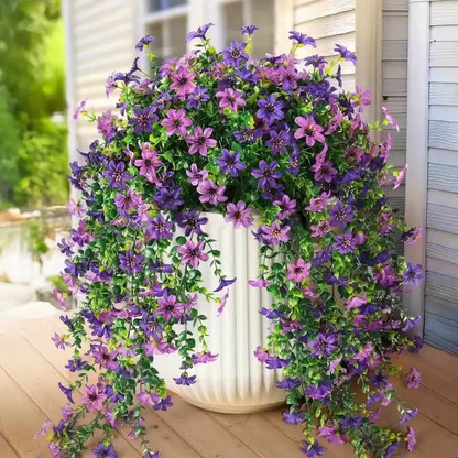🌼 Artificial Hanging Daisies - UV-Resistant Indoor/Outdoor Decoration 🏡