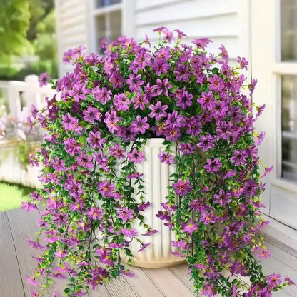 🌼 Artificial Hanging Daisies - UV-Resistant Indoor/Outdoor Decoration 🏡