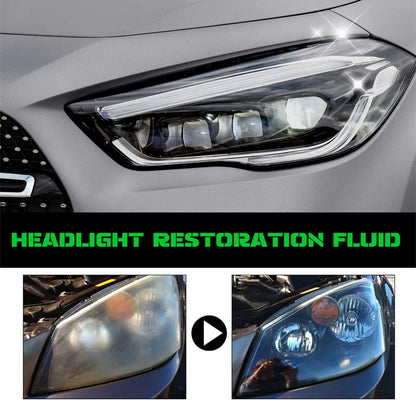 🚗[Headlight Crystal Restorer] — One wipe removes haze, yellow lenses turn crystal bright. Renew your lights, shine like new in seconds! ✨🔦