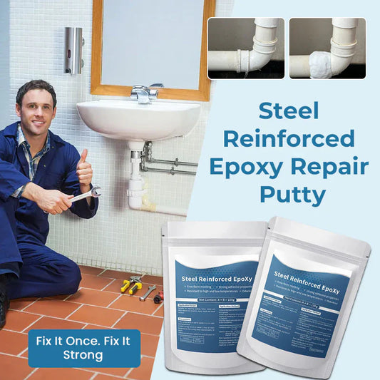 🔥Hot Sale 50% OFF| Steel Reinforced Epoxy Repair Putty for Metal Wood Concrete and PVC🏠️