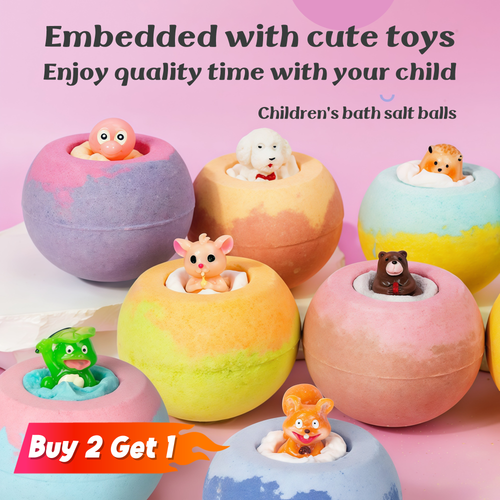 🛁Buy Two Get One✨Safe,Natural,and Fun-Bath Bomb Gift For Kids!