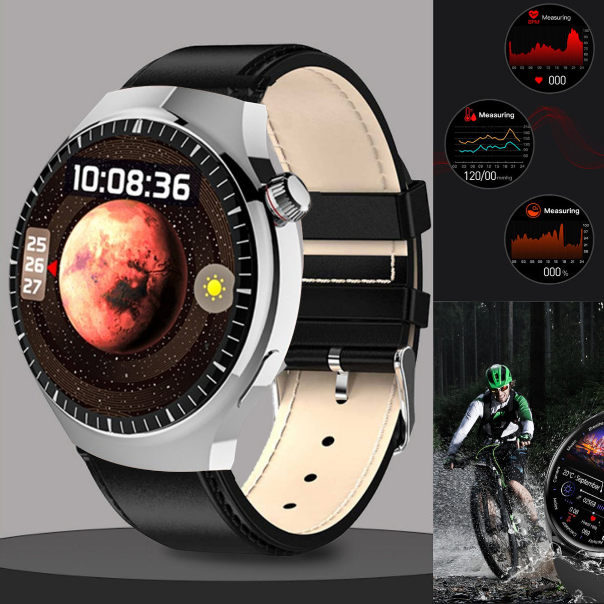 ✨Direct from factory🔥Smart touch screen watch, 24-hour health monitoring, battery life up to 10 days