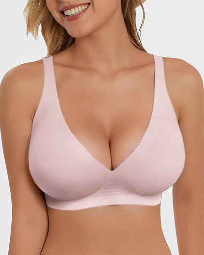 🔥Black Friday Sales🔥Seamless Deep V Push-Up Wireless Bra