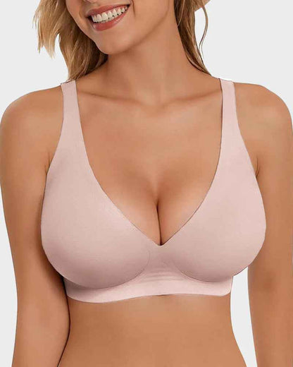 🔥Black Friday Sales🔥Seamless Deep V Push-Up Wireless Bra