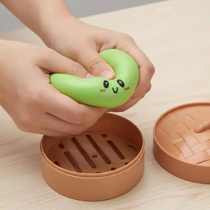 Rare Glitter Dumpling Squishy