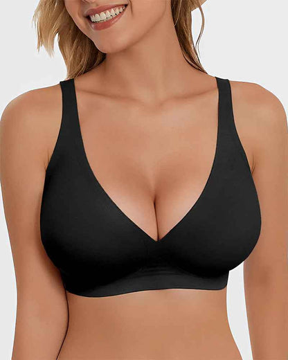 🔥Black Friday Sales🔥Seamless Deep V Push-Up Wireless Bra