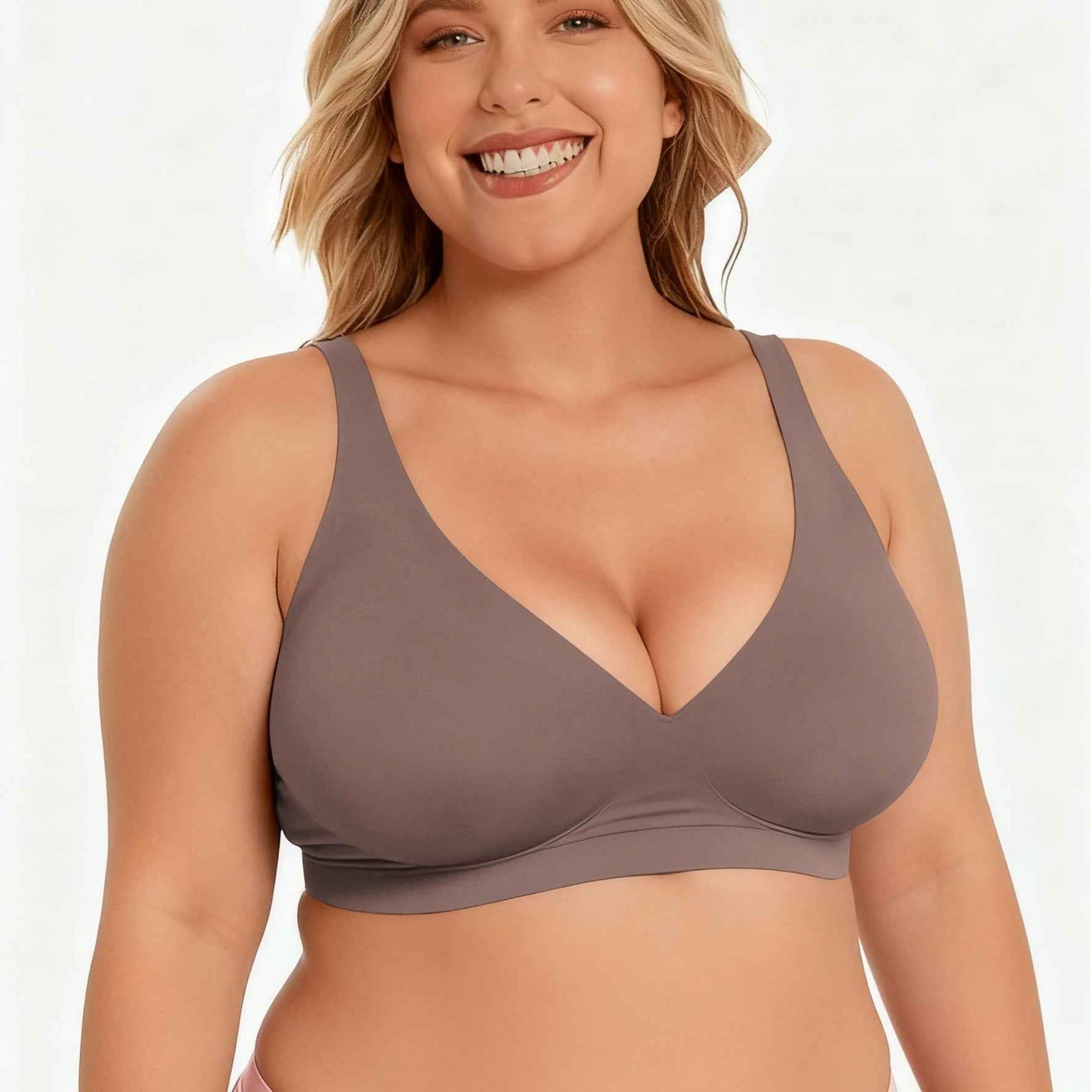 🔥Black Friday Sales🔥Seamless Deep V Push-Up Wireless Bra