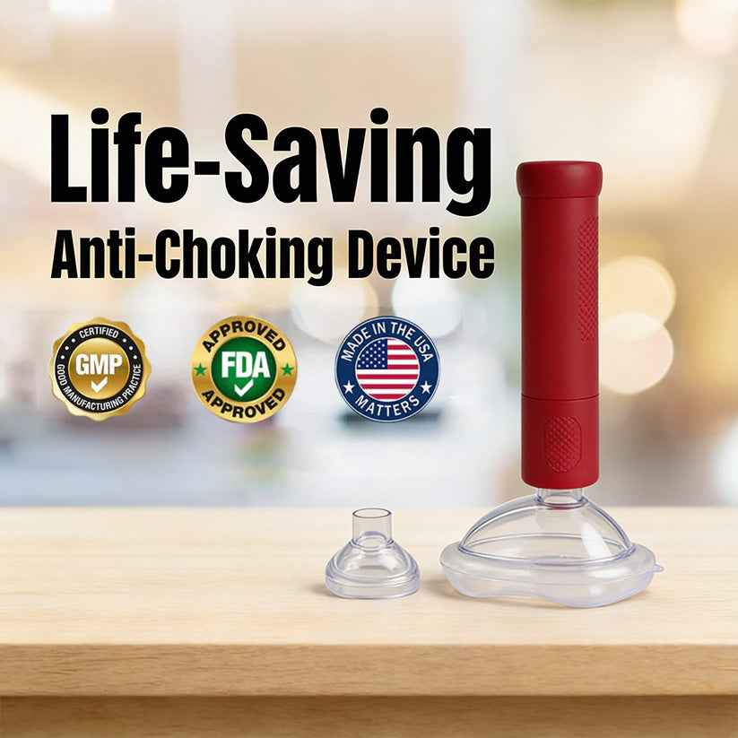 Anti-Choking Rescue Device 🚑 Powerful Suction Life Saver for Kids & Adults