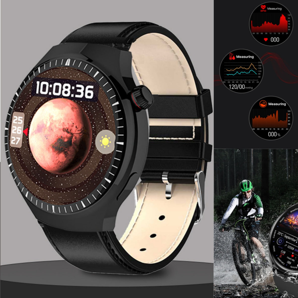 ✨Direct from factory🔥Smart touch screen watch, 24-hour health monitoring, battery life up to 10 days