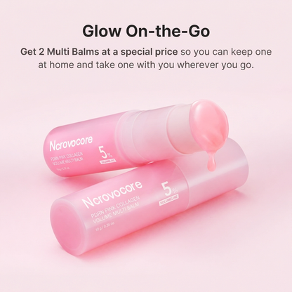 💜LAST DAY - BUY 2 GET 1 FREE💜Pink Collagen Volume Multi Balm