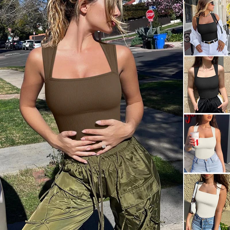 🔥Buy 1 Get 1 Free✨Sleeveless Tummy Control Tank Tops Bodysuits