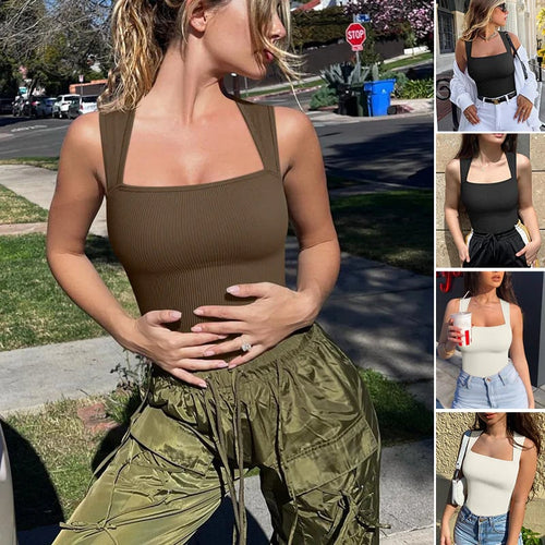 🔥Buy 1 Get 1 Free✨Sleeveless Tummy Control Tank Tops Bodysuits