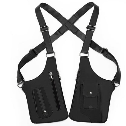 🔥Last Day 48% OFF-Premium Leather Adjustable Underarm Shoulder Bag for Men