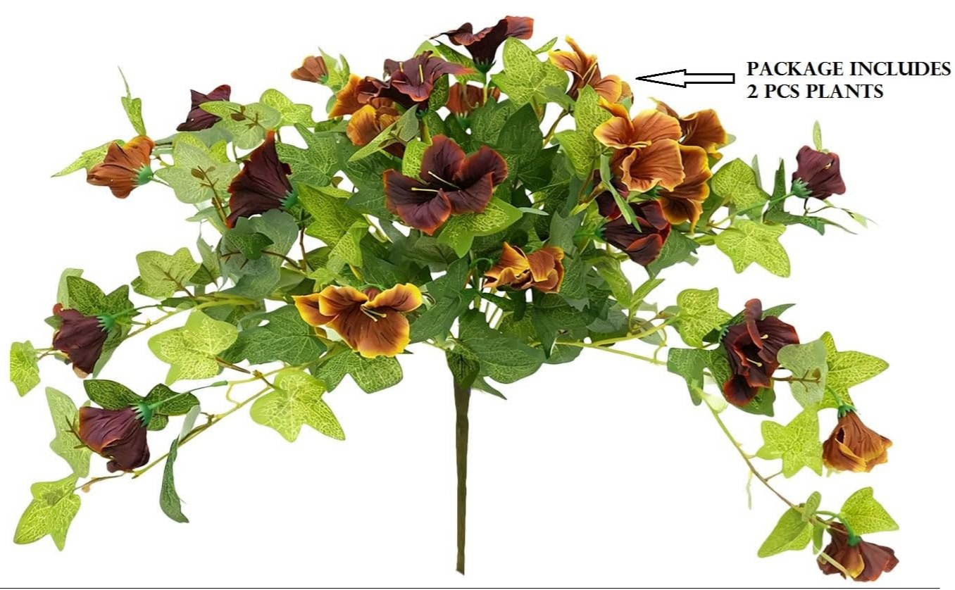 🌺🌷Artificial Fake Petunia Flowersfor Outdoor Decoration ✨(2Pcs)
