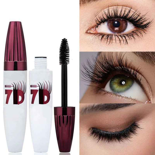 7D Waterproof Curling & Lengthening Mascara, Smudge-Proof Volumizing Mascara