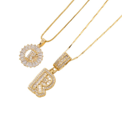 2 Pack Initial Letter Pendant Necklaces-Best Gift for Your Mom💝