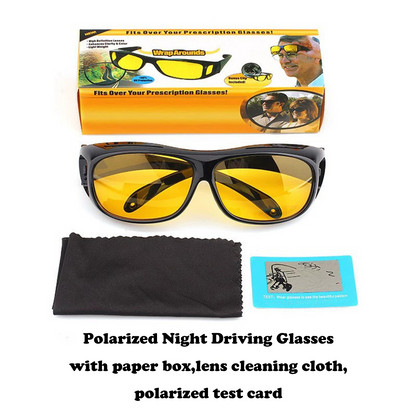 Night Vision Glasses😎-no more struggle with blinding headlights at night👍