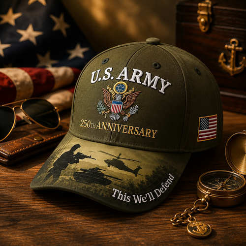 🔥 Father’s Day Sale - ❤️ U.S. Army 250th Anniversary Commemorative Cap 🇺🇸